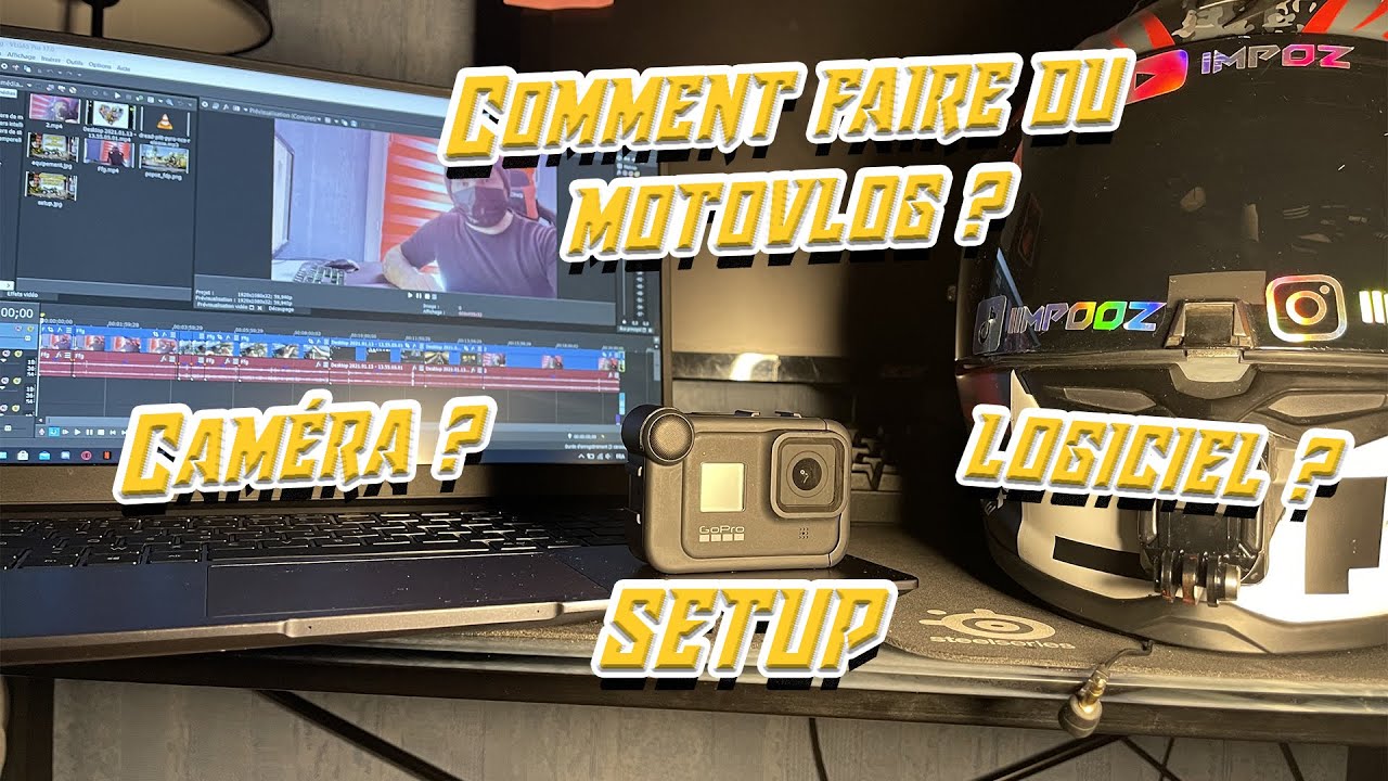 COMMENT DEVENIR MOTOVLOGGER ?! (Cam&eacute;ra Logiciel Setup)