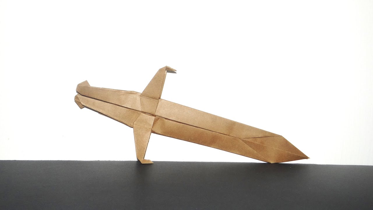 Como hacer una Espada de Papel paso a paso | Espada de Origami
