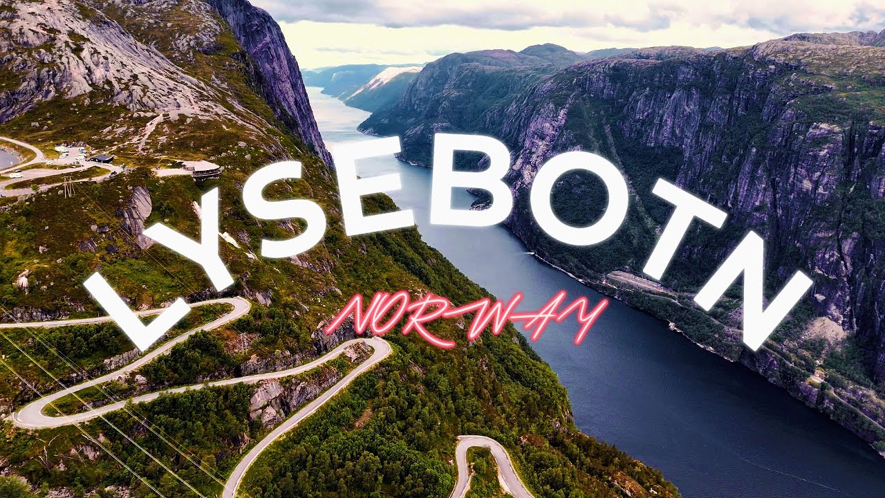 Lysebotn Norway | Breathtaking Fjord Views & Epic Mountain Road 4K Drone