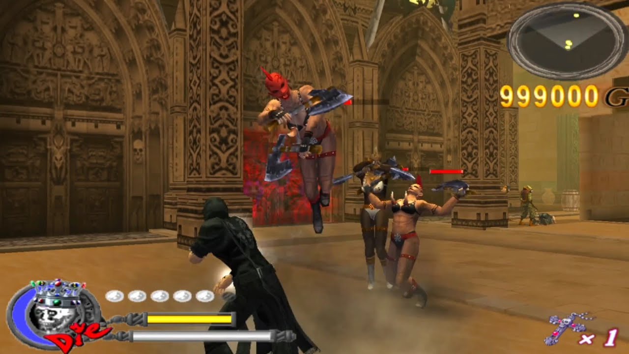 GOD HAND SATISFACTION KMS NO DAMAGE TO MUCH ENEMY HARD GAMEPLAY