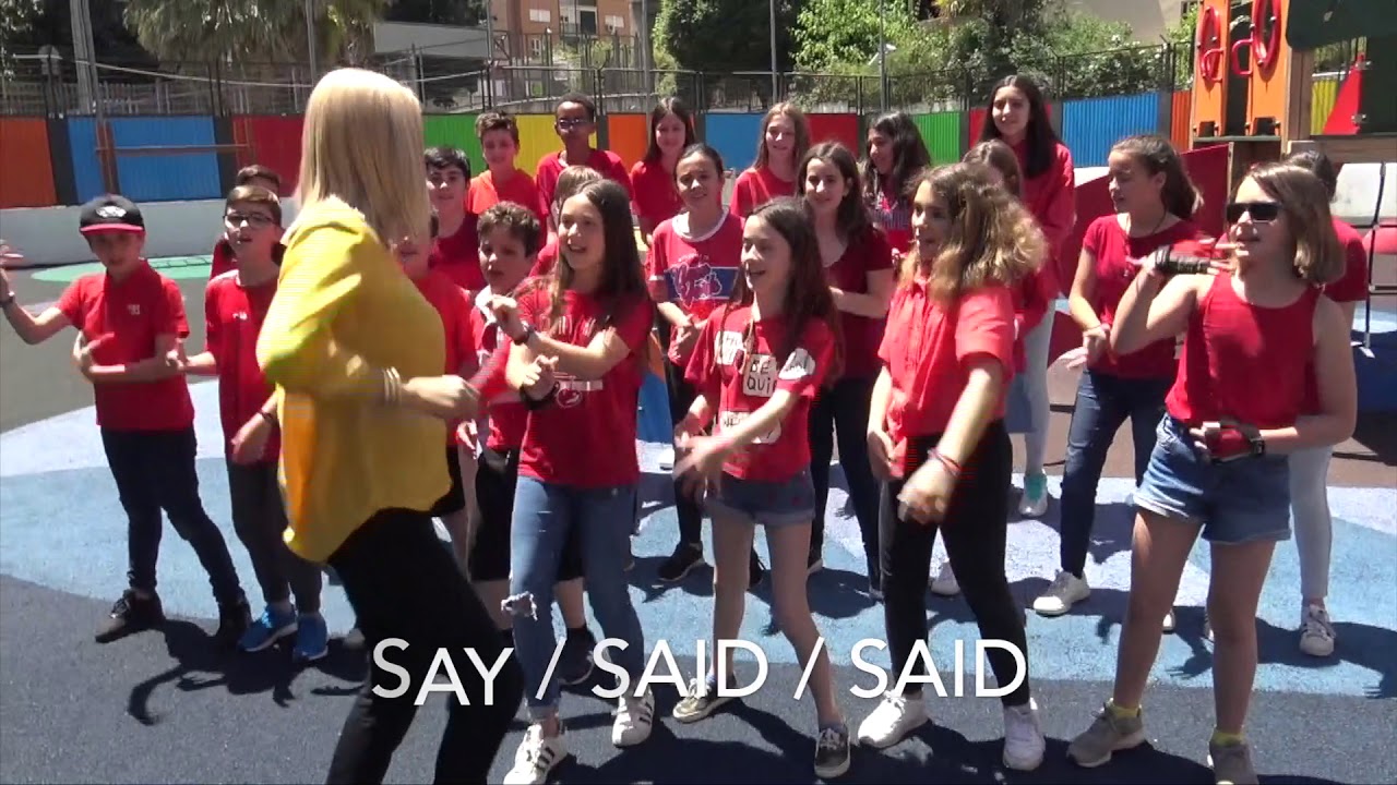 6ºB - Irregular verbs rap 2018  - Escolapios Granada Genil
