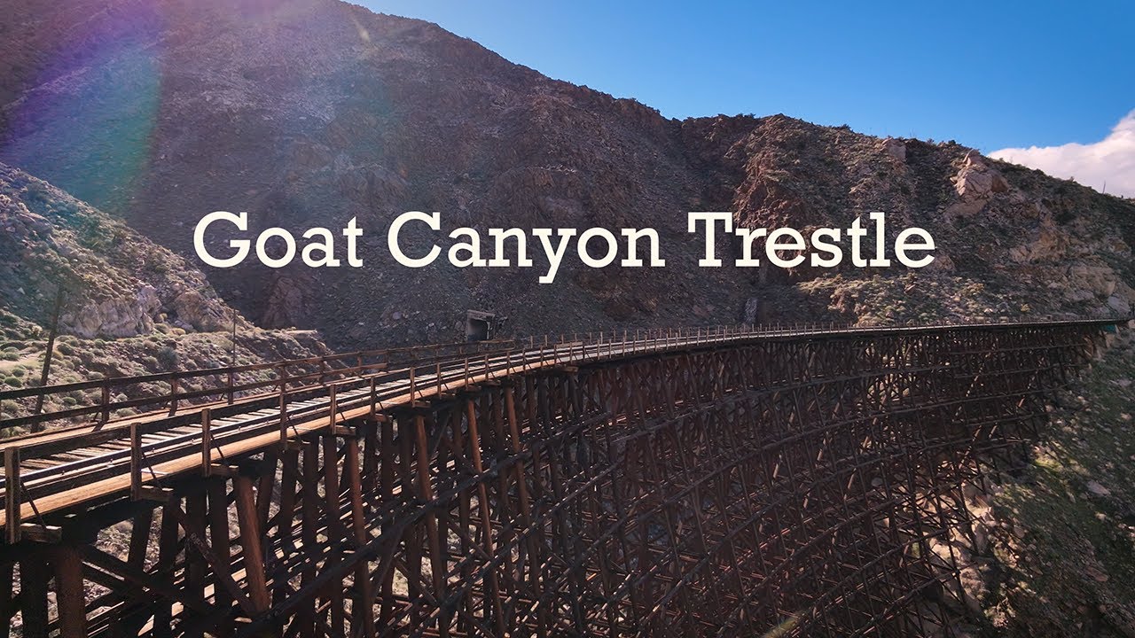 Ride to the Goat Canyon Trestle January 2026 | Mountain Bike 4k