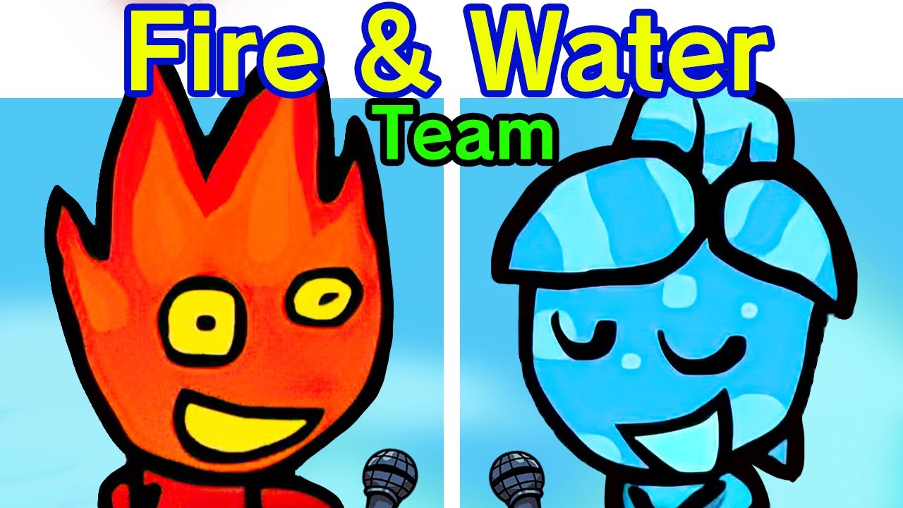 Friday Night Funkin' - FNF: Elements | Fireboy & Watergirl | in The Forest Temple (FNF Mod/Obsidian)