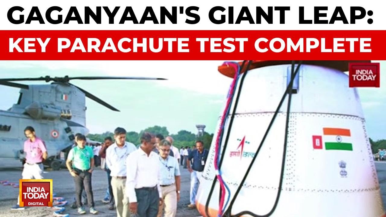 Gaganyaan Mission: ISRO Aces First Airdrop Test for Astronaut Safety System
