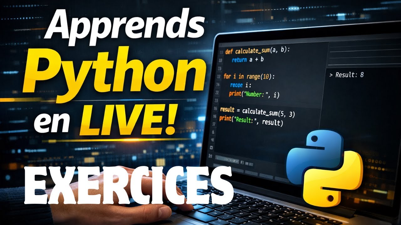 Apprends Python pour Débutants – Exercices Pratiques