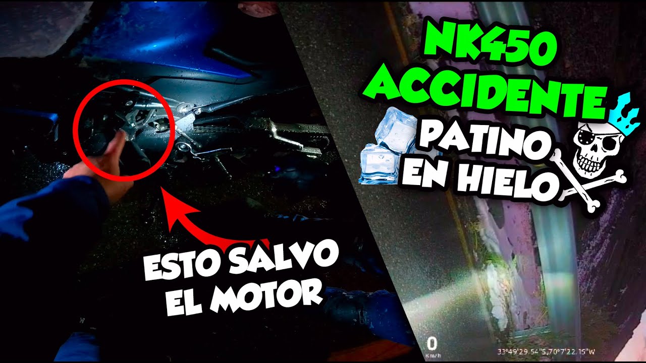 [ RUTA AL CAJON DEL MAIPO EN INVIERNO TERMINA MAL ] NK450 AL SUELO #chile #motovlog #nivem