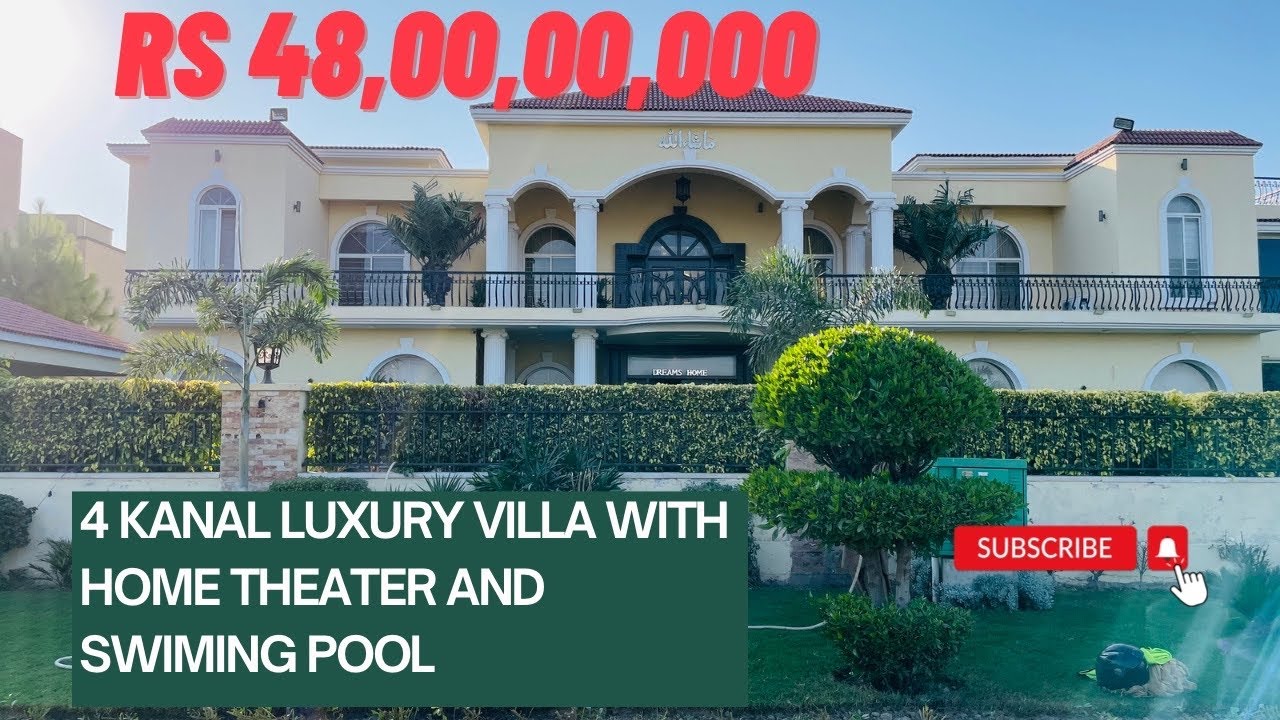 4 kanal Home With Front Lake View | Luxury Home Tour |