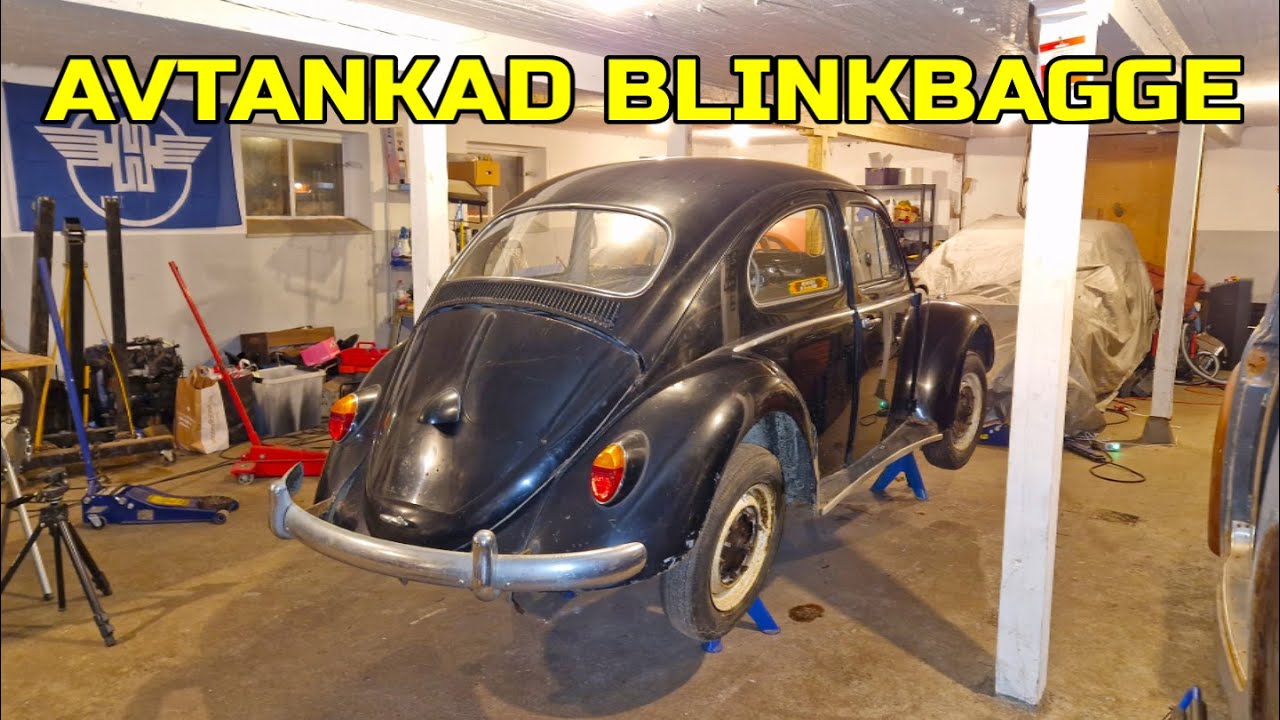 Ihopsättningsisärtagningen fortsätter. VW Bubbla 1200 Typ 1 1962.