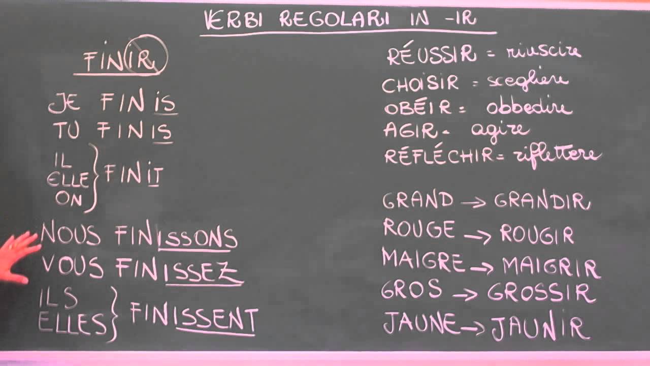 Verbi regolari 2&deg; coniugazione