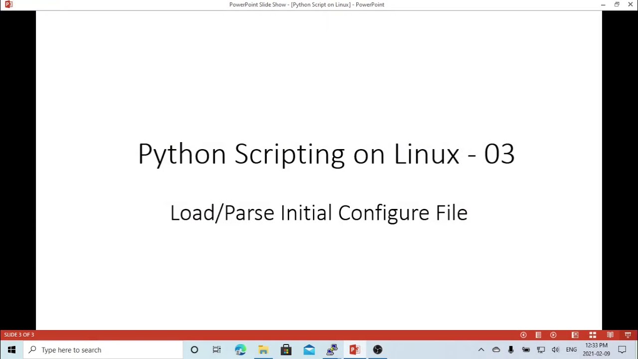 Python Scripting on Linux - Load and Parse Config File