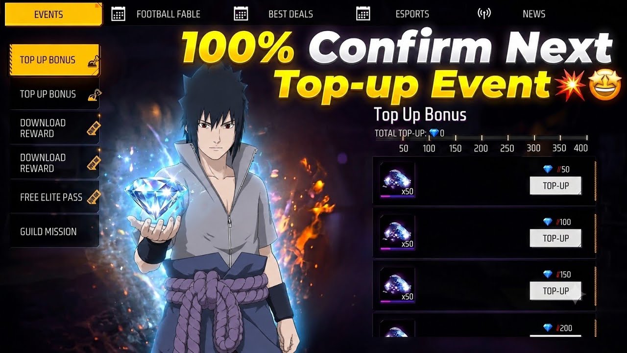 Next Top up Event🔥🤩 | next top up event in free fire | next top up event free fire | ff next top up 