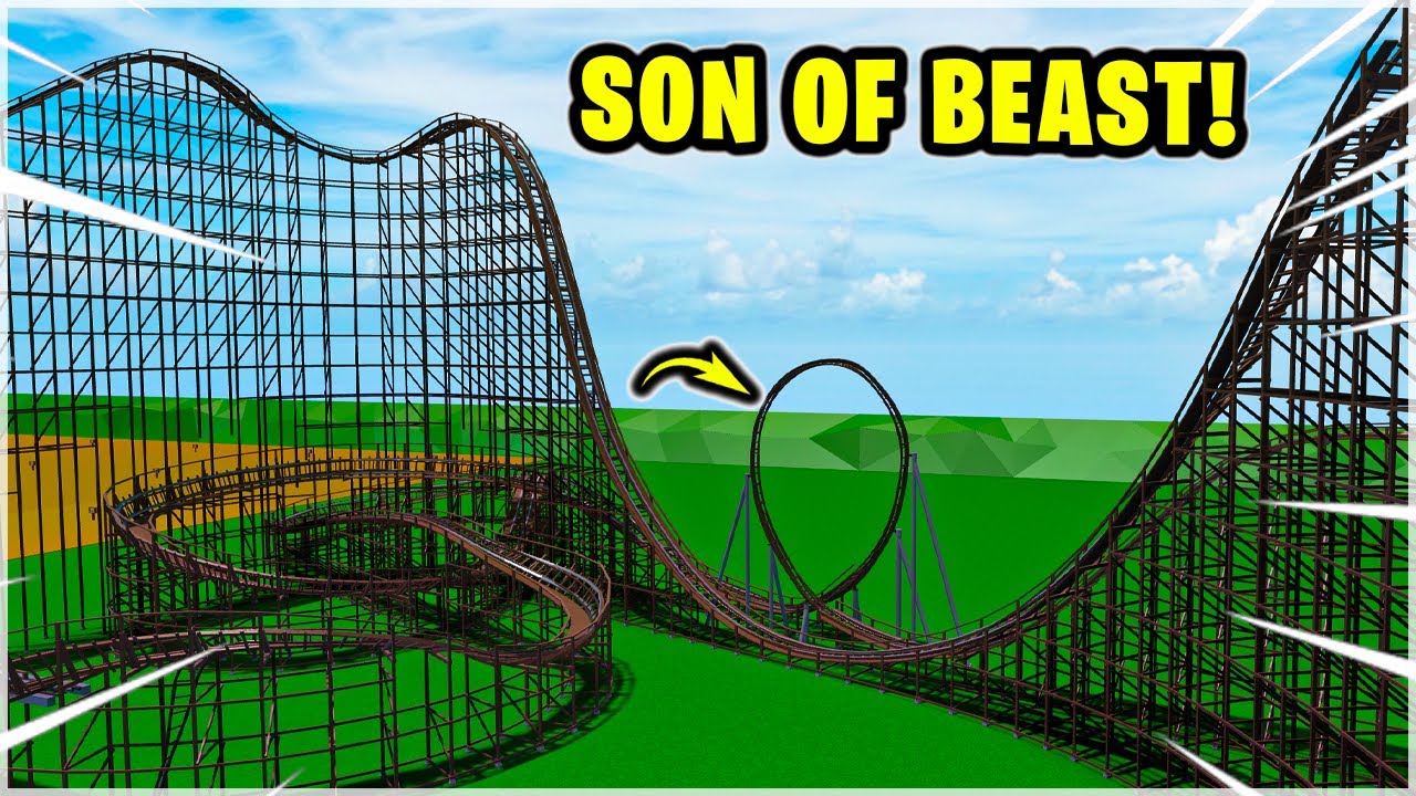 Can I Build *SON OF BEAST* In 1 Hour? (Theme Park Tycoon 2)