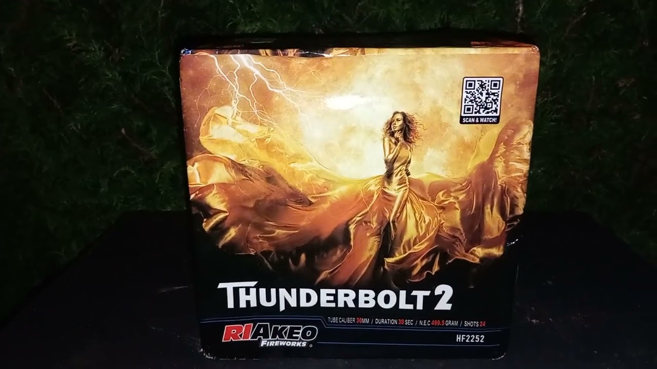 Thunderbolt 2 Riakeo 24 shots 30mm straatfilm vuurwerk