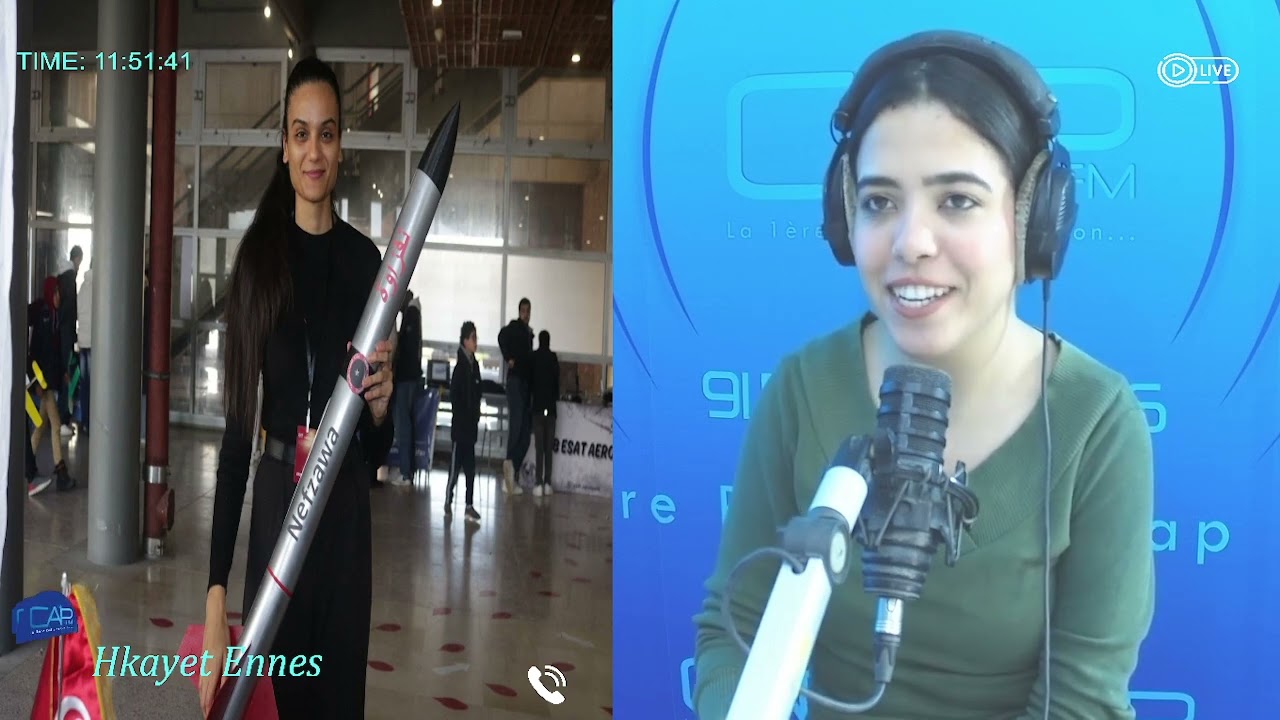 🔴نفزاوة… صاروخ علمي تونسي يقوده طموح شابة 🇹🇳