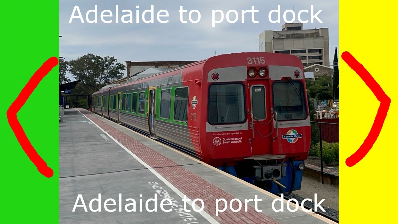 Adelaide to Port dock full line