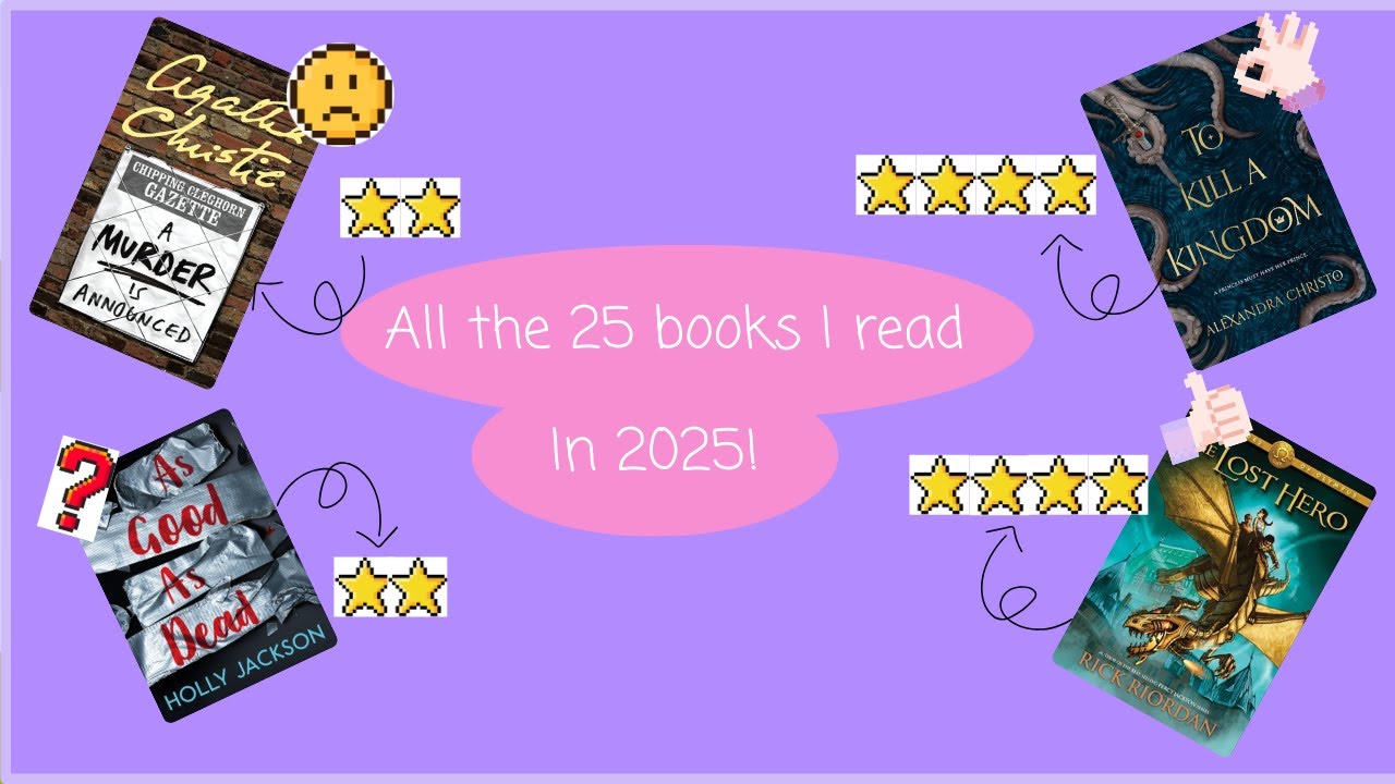 Reviewing All The 25 Books I Read In 2025!