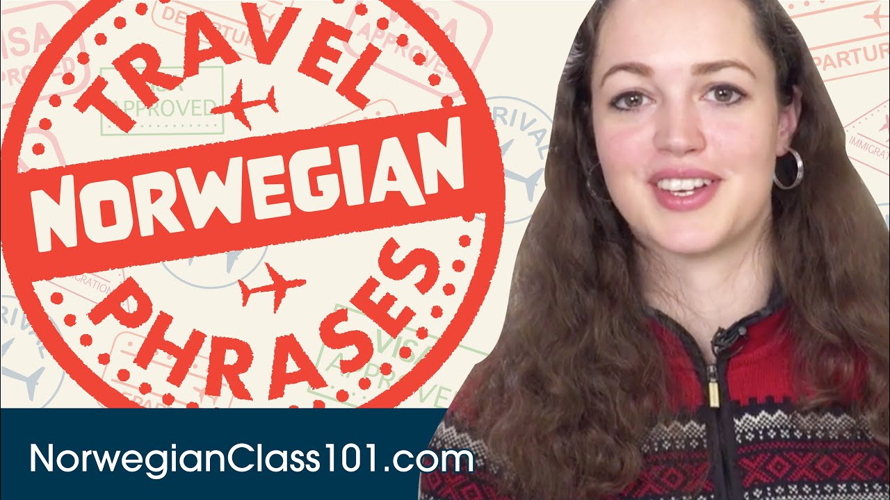 All Travel Phrases You Need in Norwegian! Learn Norwegian in 20 Minutes!