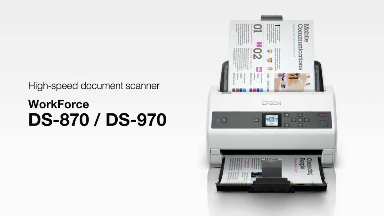Color Duplex Workgroup Document Scanner DS-870 & DS-970