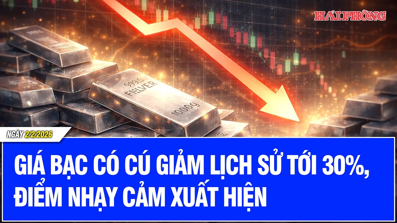Giá bạc có cú giảm lịch sử tới 30%, điểm nhạy cảm xuất hiện