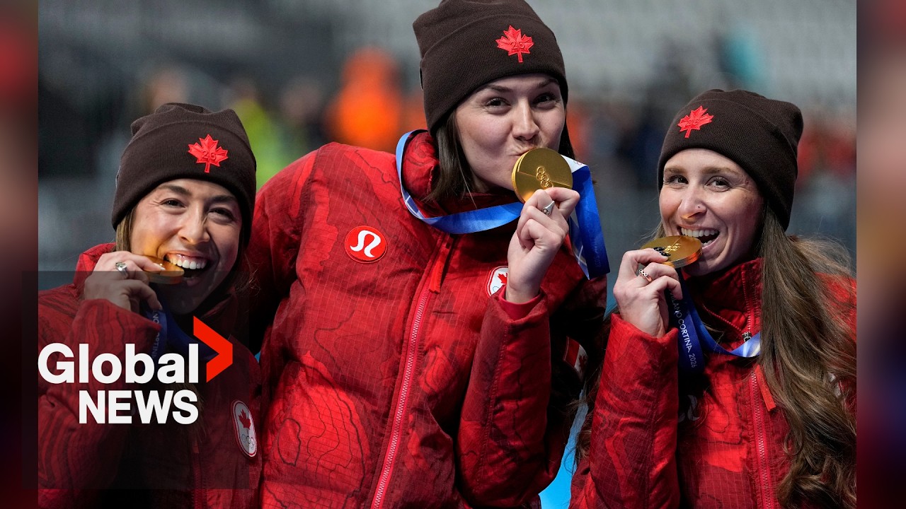 “Everybody had a shot”: Canadian women’s speedskating team humble in gold medal win
