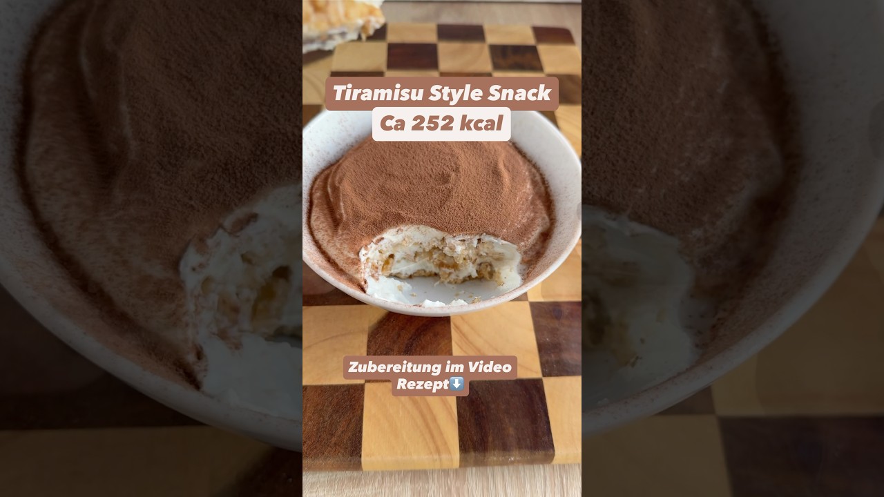 Tiramisu Style Snack #rezept