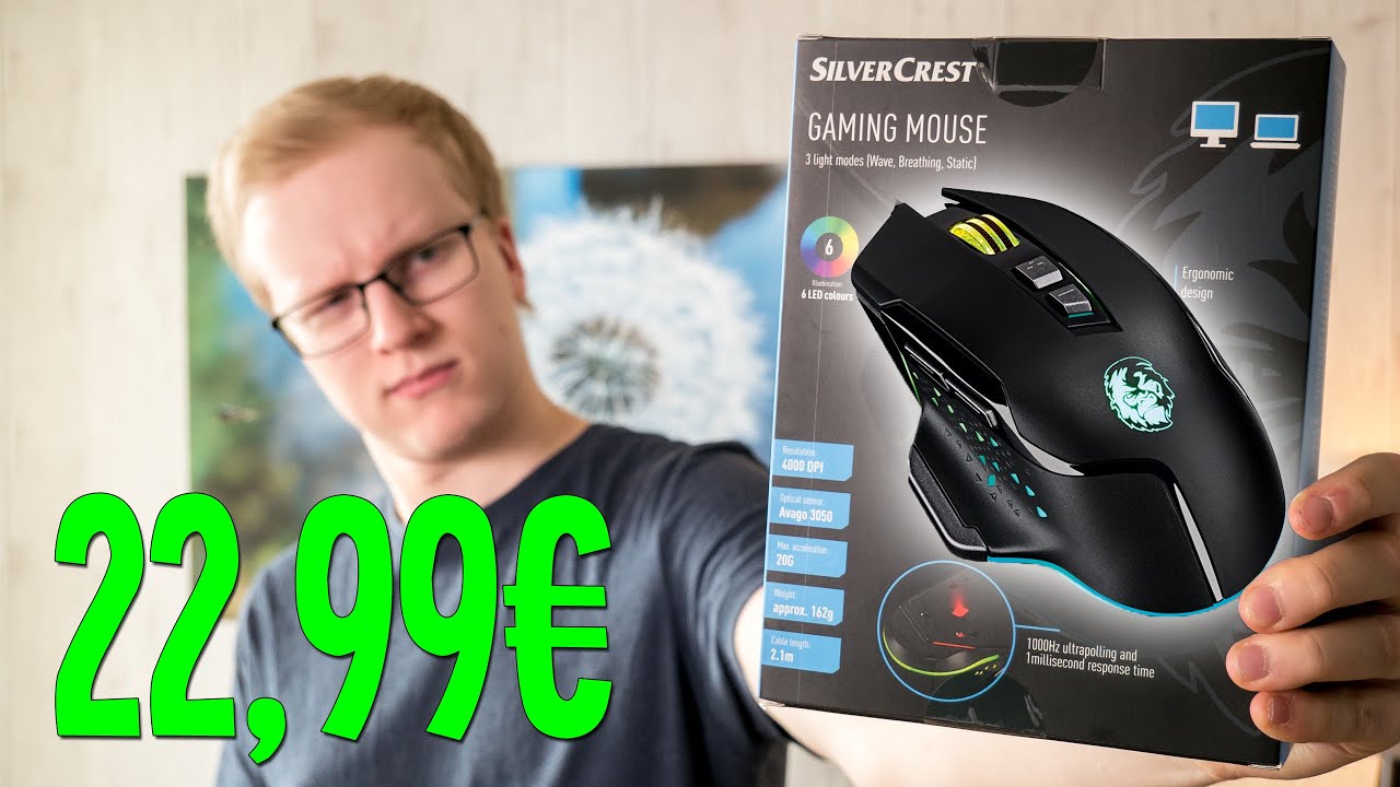 KUINKA HYV&Auml; ON 22,99&euro; PELIHIIRI? - Testiss&auml; Lidl Silvercrest Gaming Mouse