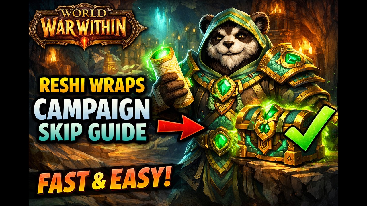 WoW War Within Reshi Wraps SKip Midnight Pre Patch guide