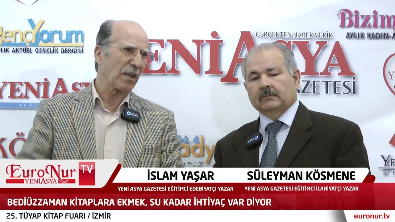 “Bediüzzaman kitaplara ekmek, su kadar ihtiyaç var” diyor
