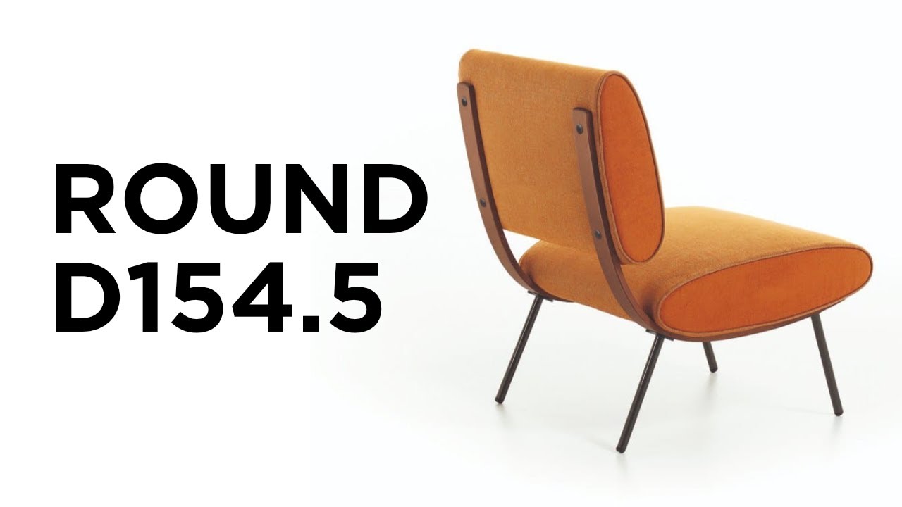 La poltrona disegnata da Gio Ponti Round D154.5 per   . La poltrona più bella del mondo @Molteni&C