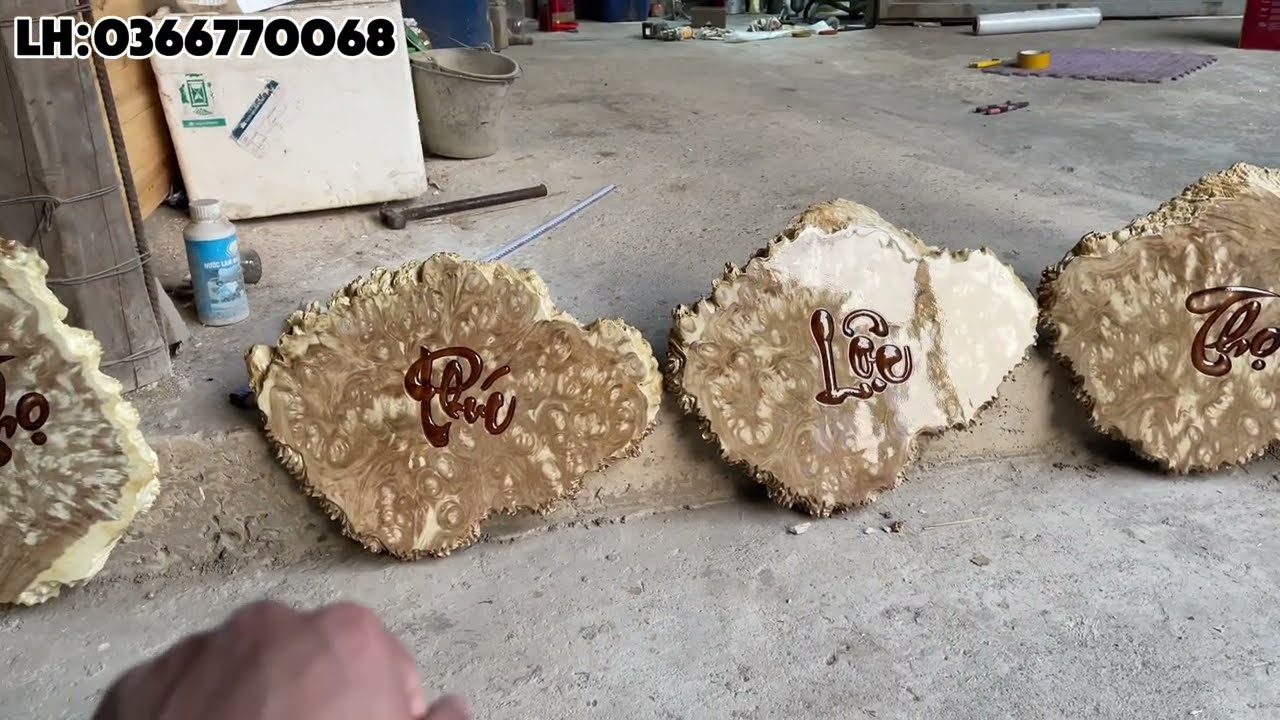 Mỹ nghệ nu nghiến | tranh chữ đục gỗ nu nghiến 