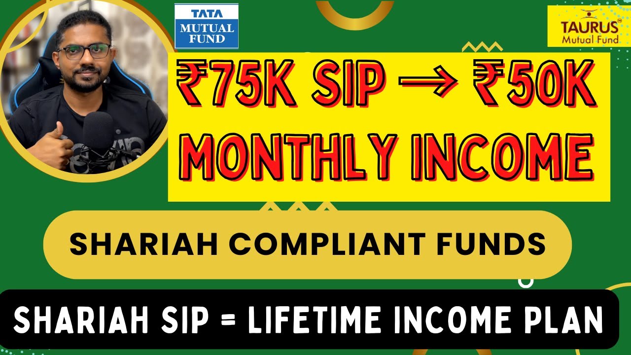 Earn ₹50K Monthly from Year 2 with ₹75K SIP | Shariah-Compliant Monthly Income Plan |