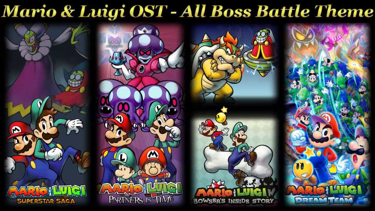 Mario & Luigi OST - All Boss Battle Theme