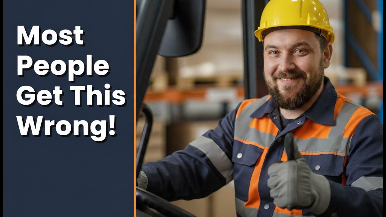 How to OPERATE a Diesel Forklift? (Functions & Controls)