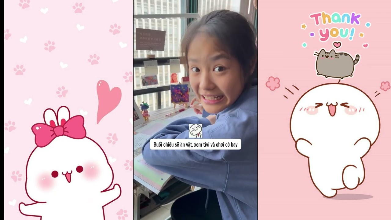 Tổng hợp video hài hước của em gái dễ thương tập 14 | Bóng Đèn Ham Học
