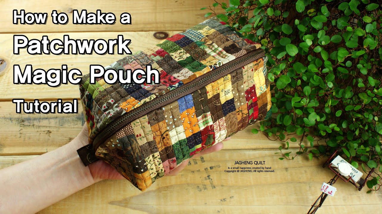 How to Make a Patchwork Magic Pouch Tutorial