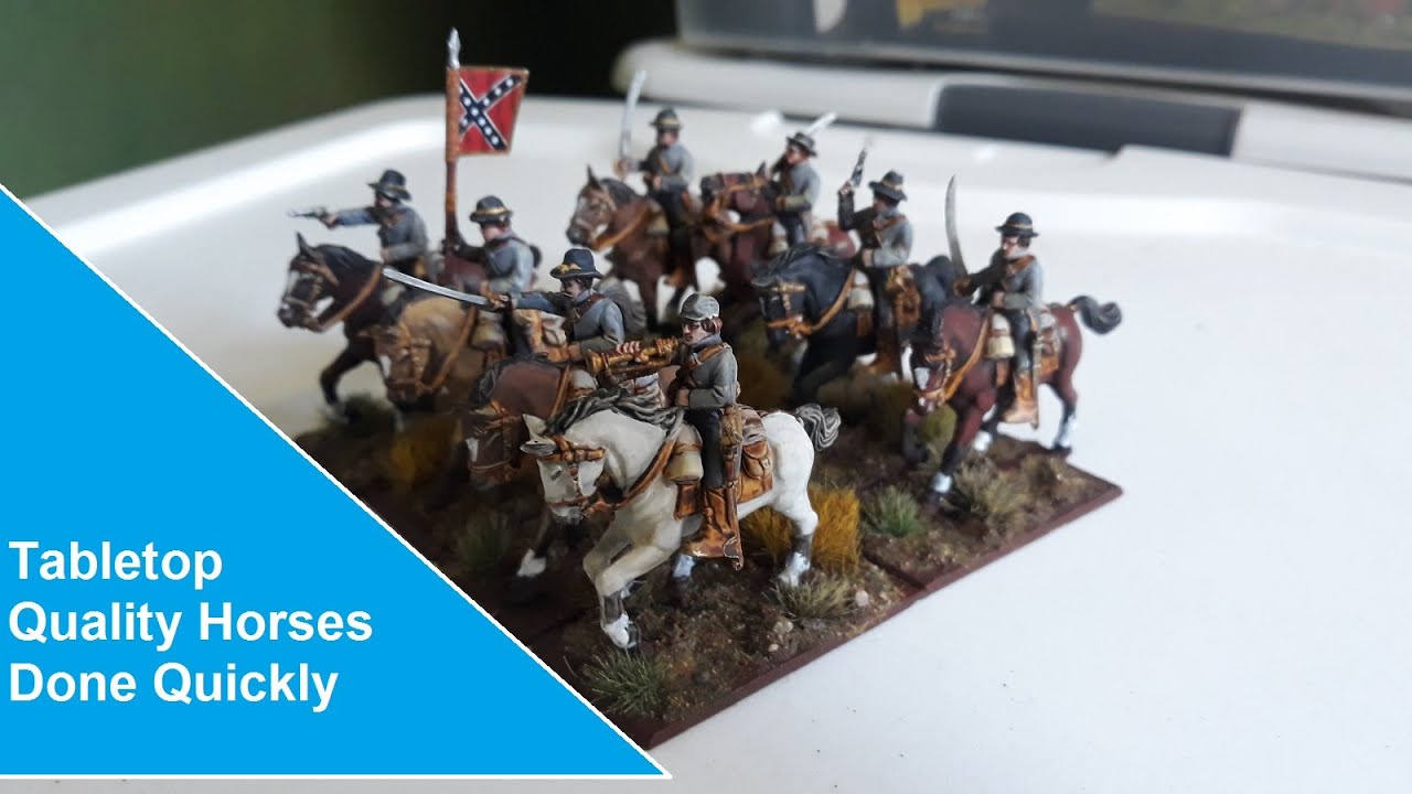 How I Paint reasonable tabletop standard horses reasonably quickly