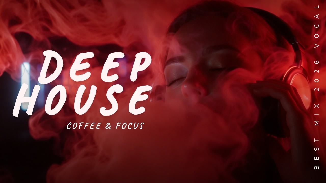 Live Vocal Deep House Mix 2026 | Coffee & Focus Background Mix (Clean Vocal Deep House)