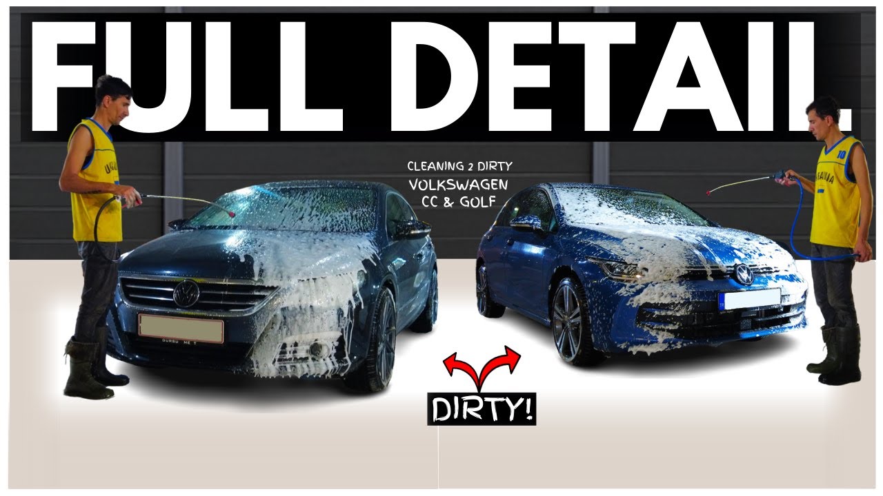 Cleaning 2 Dirty VW | Foam Wash CC-Golf #car #carcleaners #automobile #carwash #cardetailing #asmr