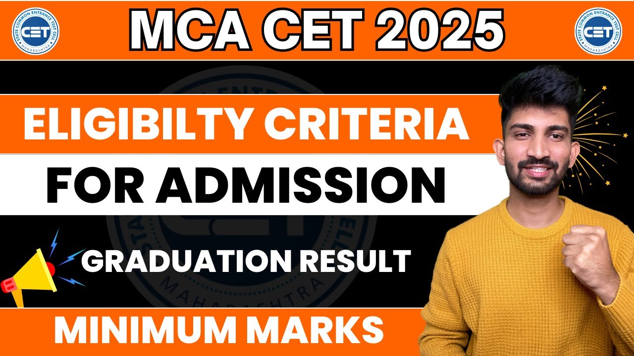 Mca Admission Eligibility Criteria 2025 | Mca Admission Process 2025