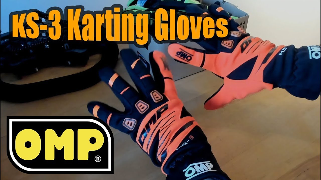 OMP KS-3 Karting Gloves unboxing
