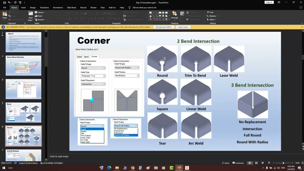 Autodesk Inventor Training Course   Day3 Sheet Metal and Assembly