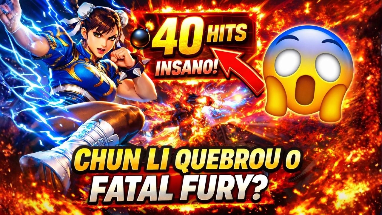 💣REACT COMBO CHUN LI! 40 HITS INSANO NO NOVO FATAL FURY 😱🔥 #fatalfurycityofthewolves #chunli