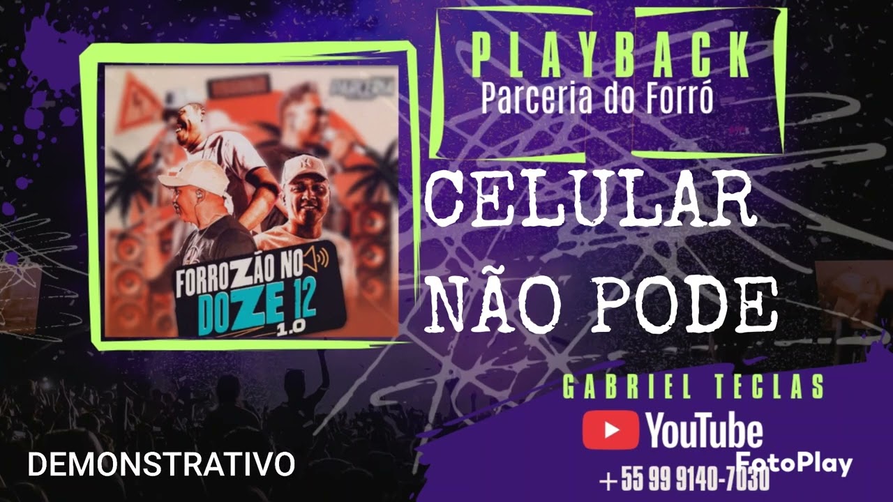 PLAYBACK CELULAR NÃO PODE PARCERIA DO FORRÓ 