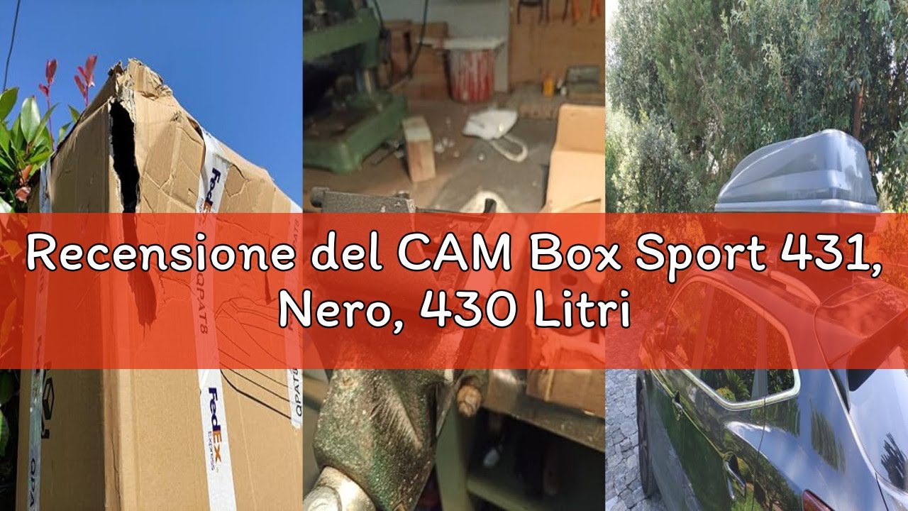 Recensione del CAM Box Sport 431, Nero, 430 Litri