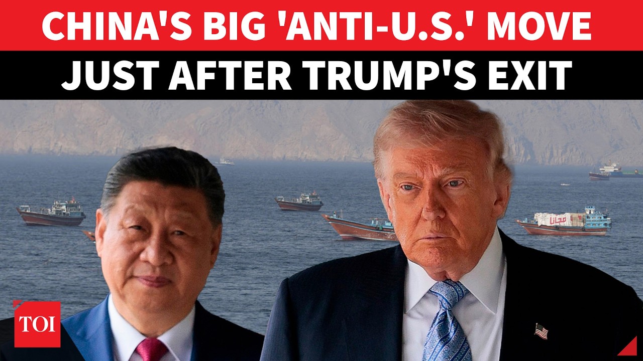 China Drops Big &lsquo;PRO-IRAN&rsquo; Shocker Just After Trump Leaves Beijing; 'NOT HELPFUL...; | WATCH