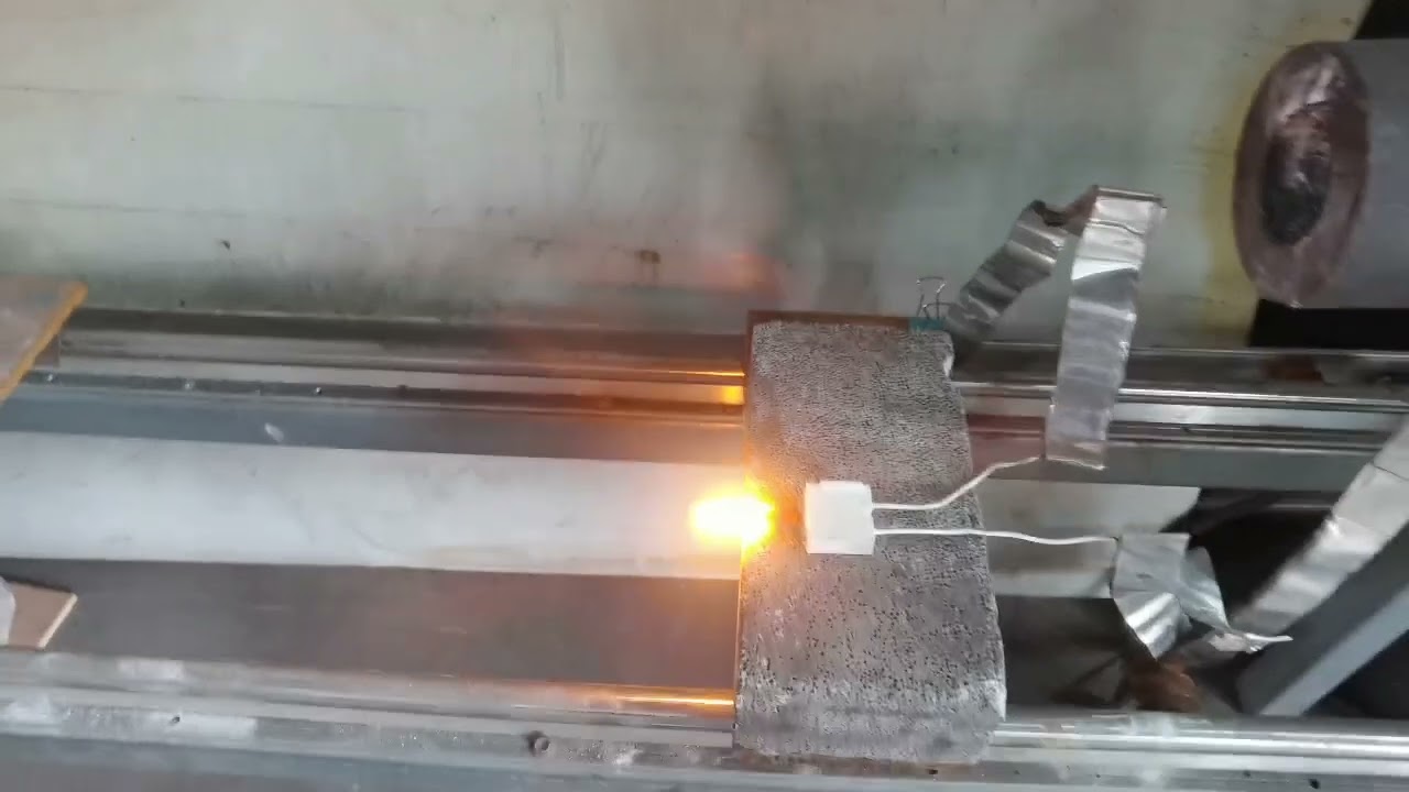 Silicon carbide rod sintering test