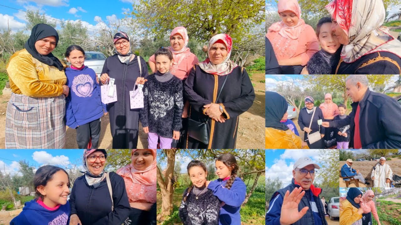 عيد ميلاد زنيب🥳العائلة كلها جات🎉حكيمة وسي رشيد فرحو الوليدات🎉🎊🥳 