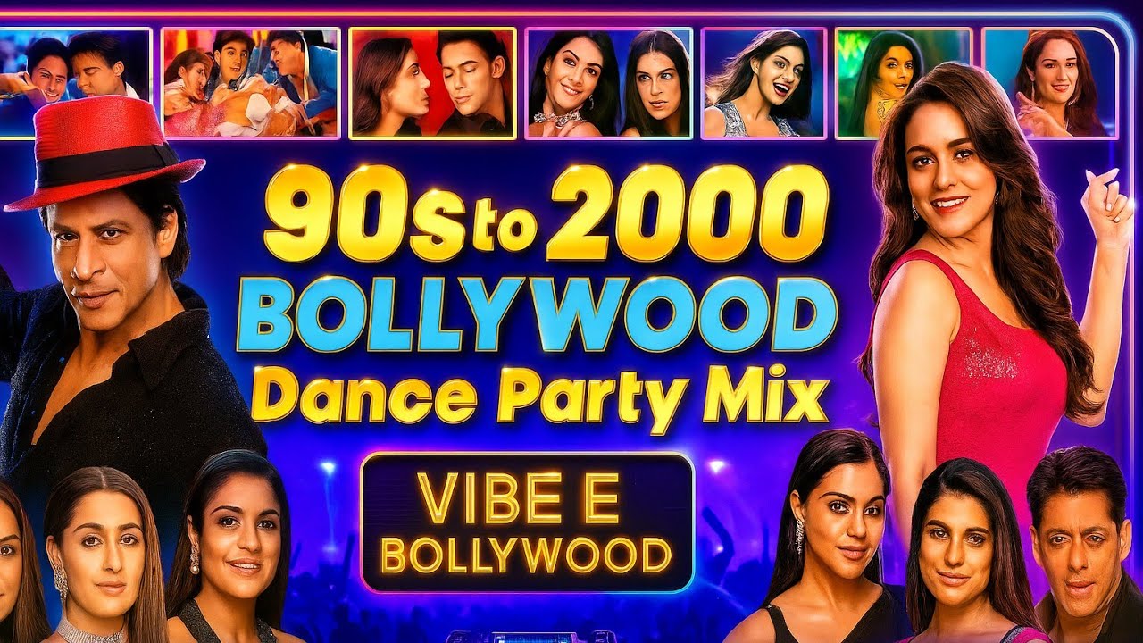 Ultimate 90s & 2000s Bollywood Mashup | Retro Party Anthem | Vibe e Bollywood | VDJ TUSHAR