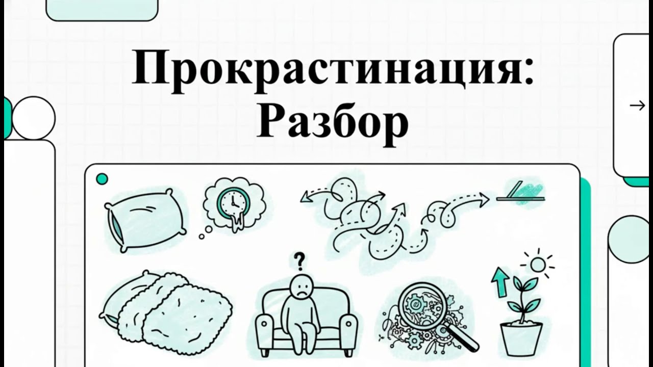 Прокрастинация: почему ты всё откладываешь и ненавидишь себя за это.