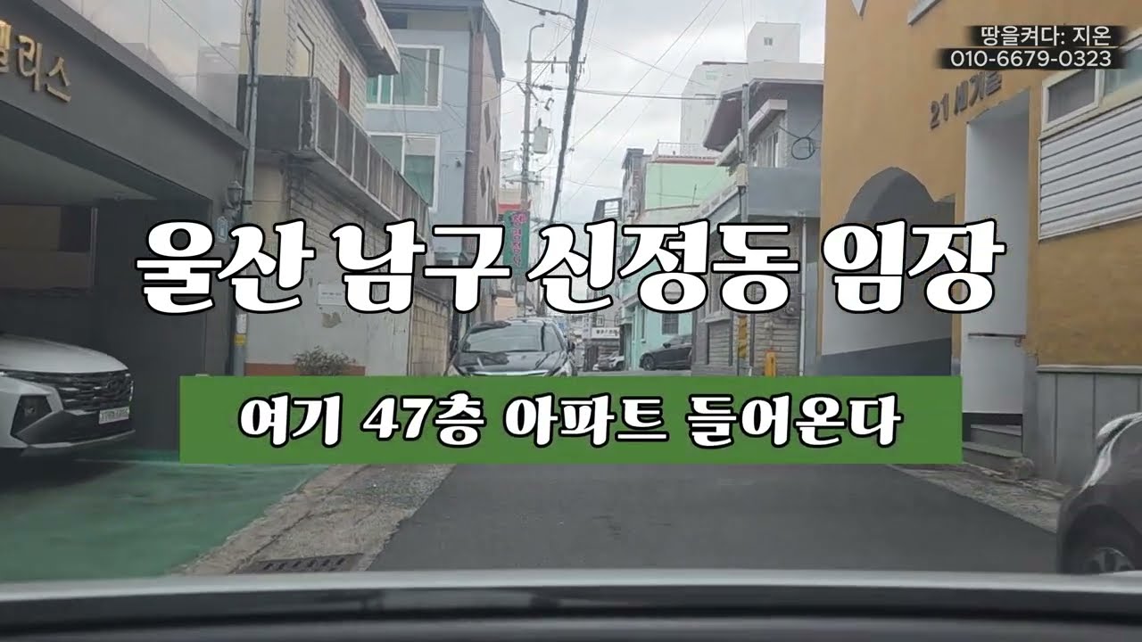 울산 남구 신정동 47층 주상복합개발 예정 임장기록
